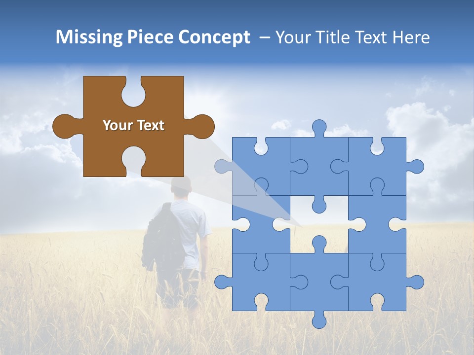 Grass Happy Young PowerPoint Template