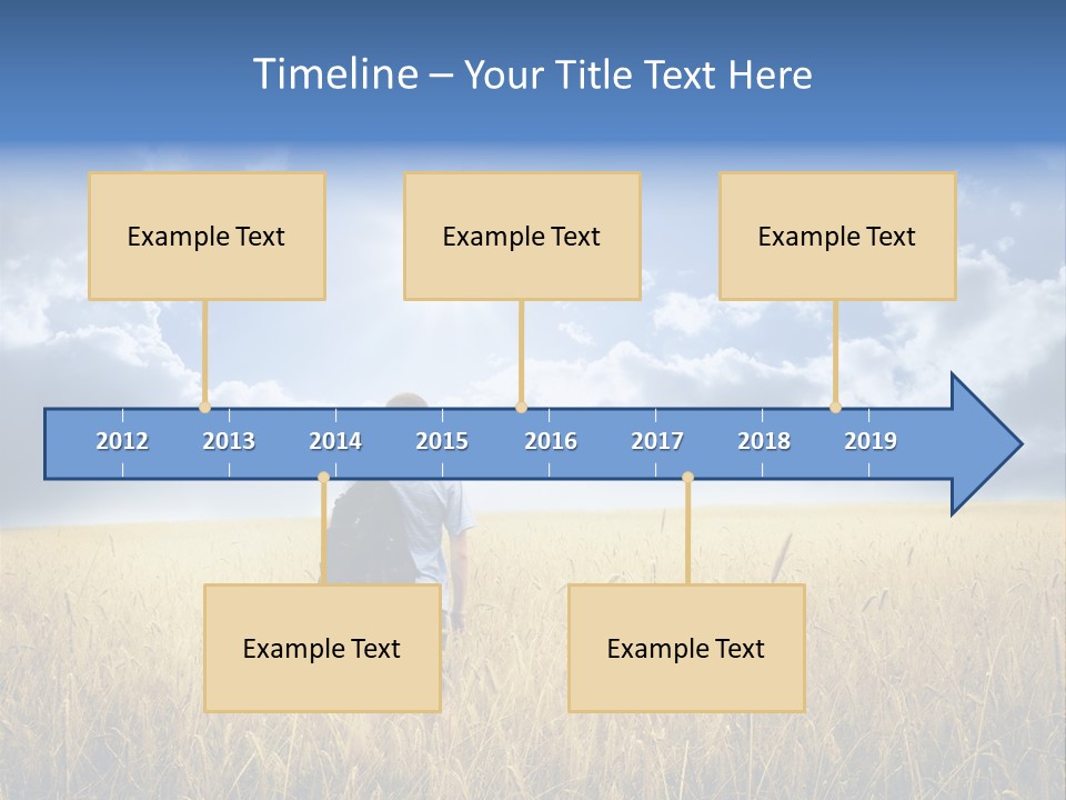 Grass Happy Young PowerPoint Template