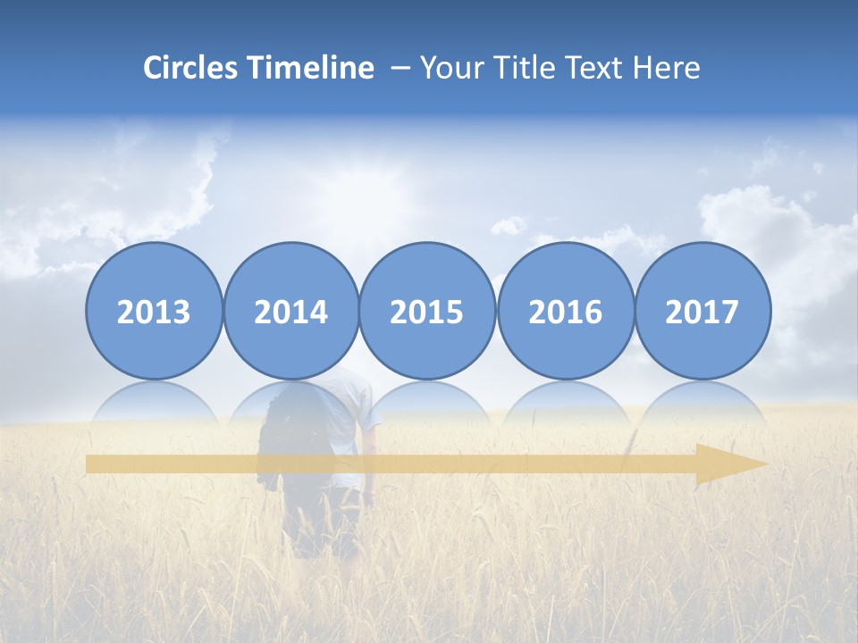 Grass Happy Young PowerPoint Template