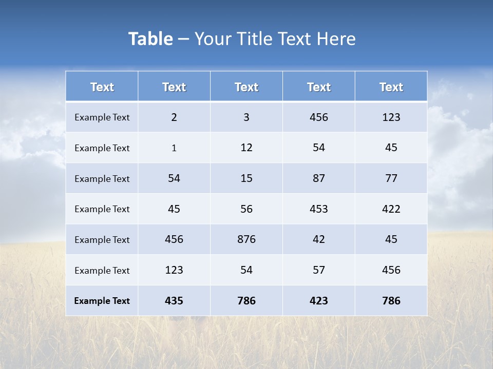 Grass Happy Young PowerPoint Template