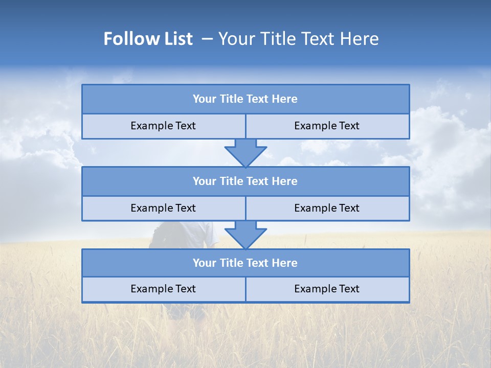 Grass Happy Young PowerPoint Template