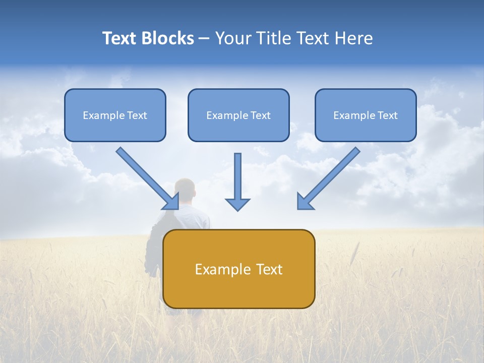 Grass Happy Young PowerPoint Template