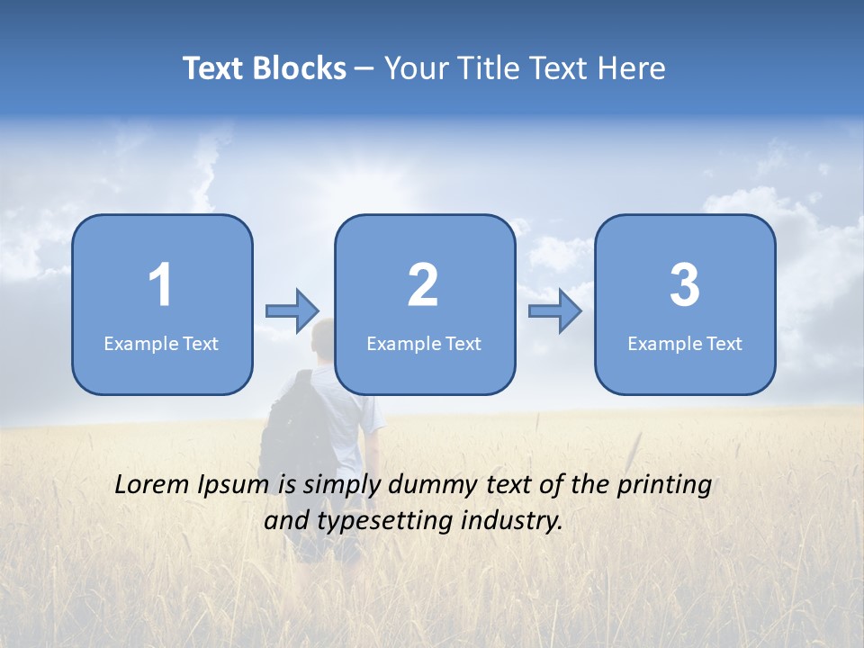 Grass Happy Young PowerPoint Template