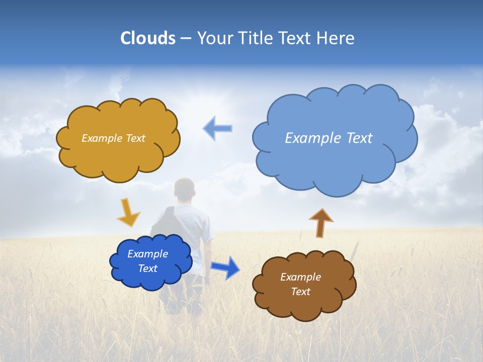 Grass Happy Young PowerPoint Template