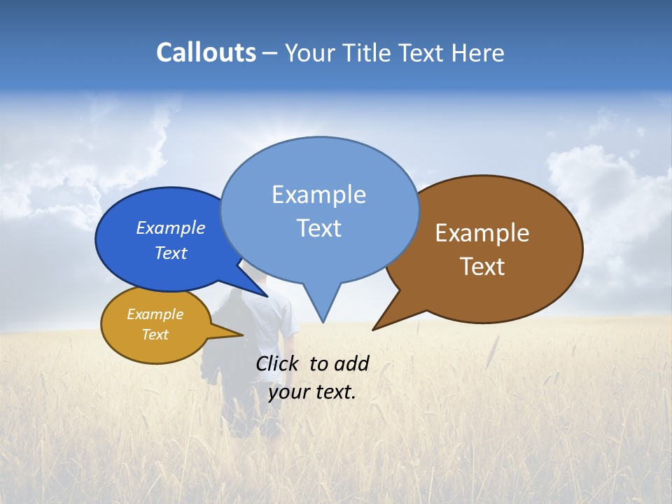 Grass Happy Young PowerPoint Template