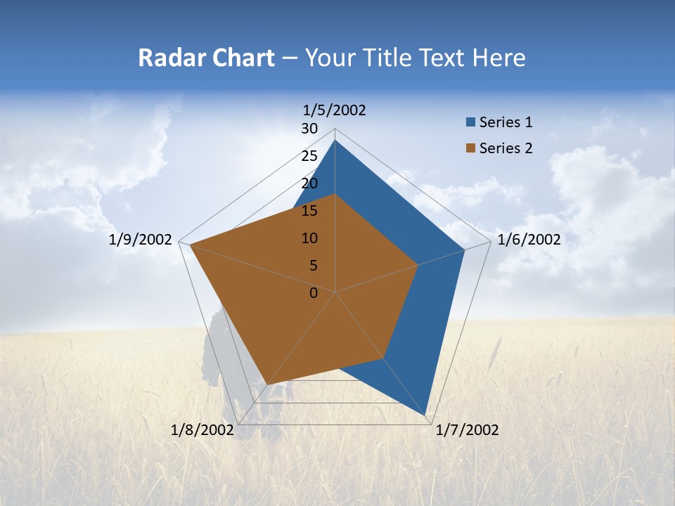 Grass Happy Young PowerPoint Template