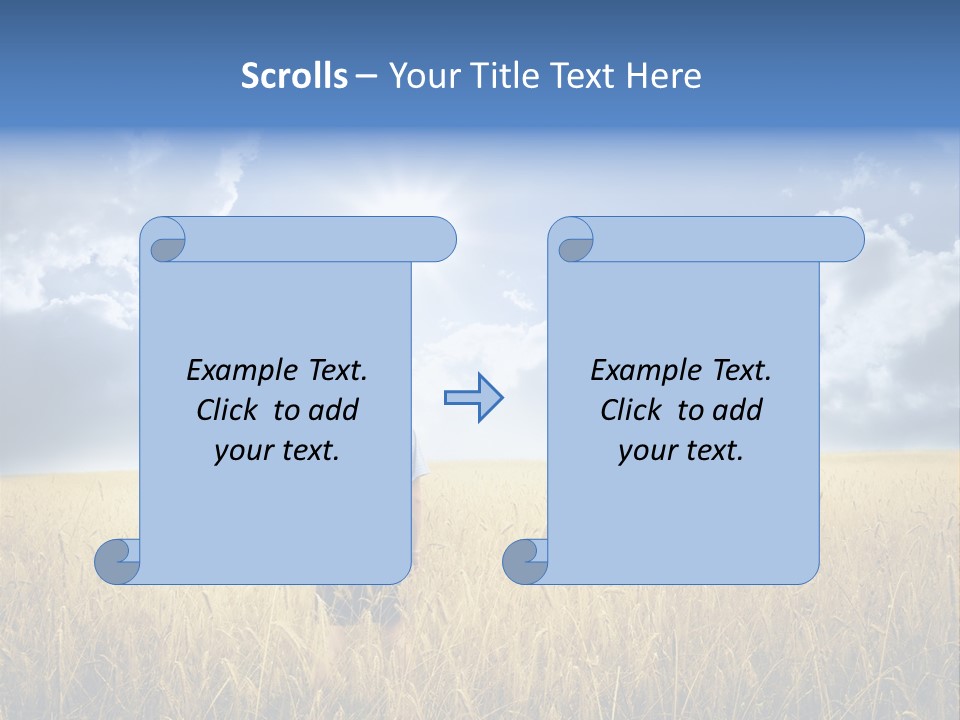 Grass Happy Young PowerPoint Template