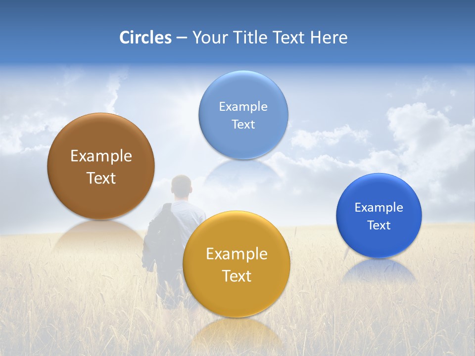 Grass Happy Young PowerPoint Template