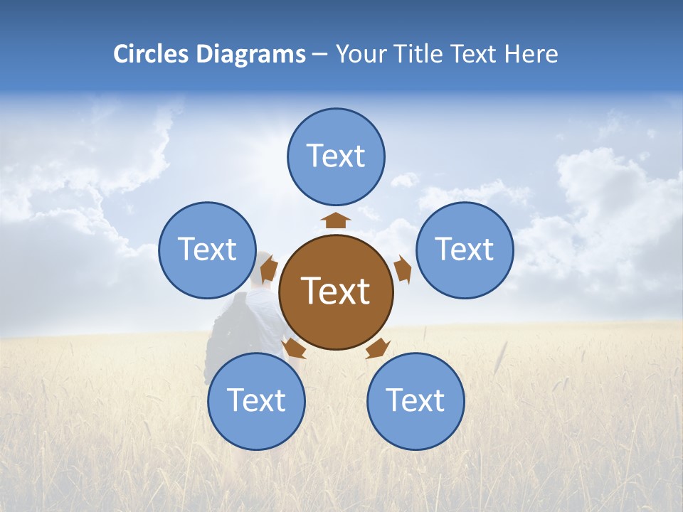 Grass Happy Young PowerPoint Template