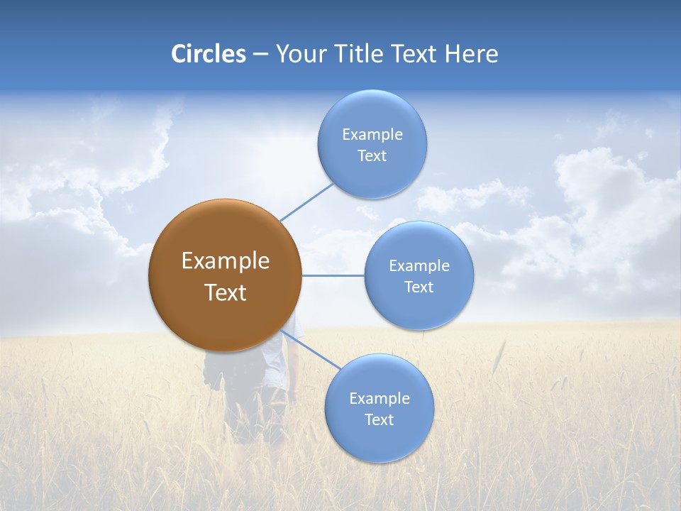 Grass Happy Young PowerPoint Template