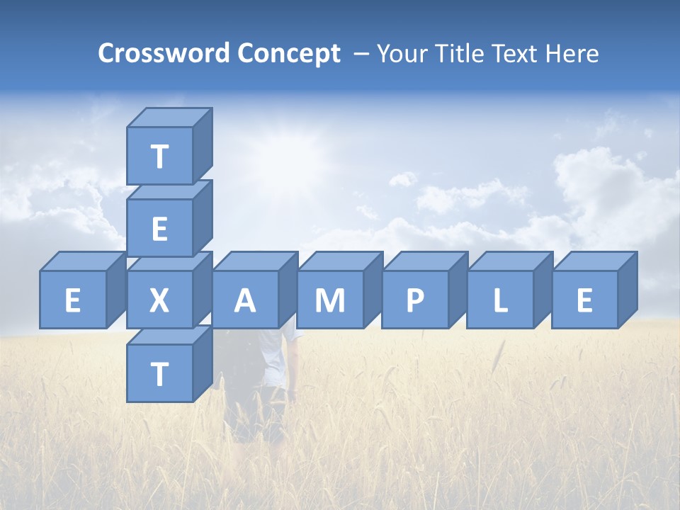 Grass Happy Young PowerPoint Template