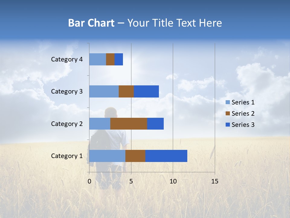 Grass Happy Young PowerPoint Template