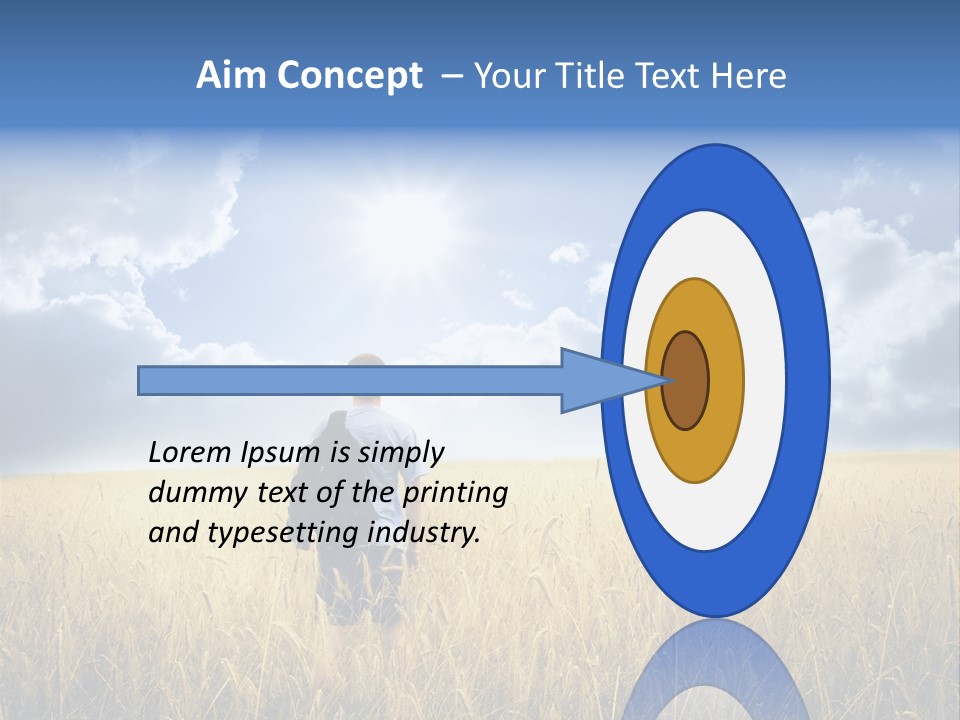 Grass Happy Young PowerPoint Template