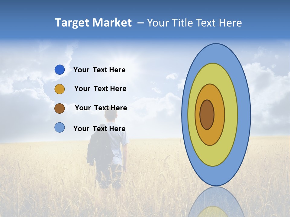 Grass Happy Young PowerPoint Template