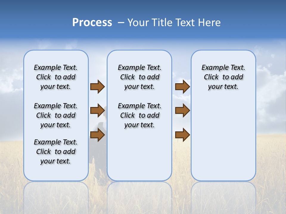 Grass Happy Young PowerPoint Template