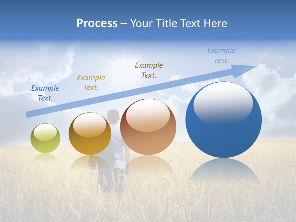 Grass Happy Young PowerPoint Template