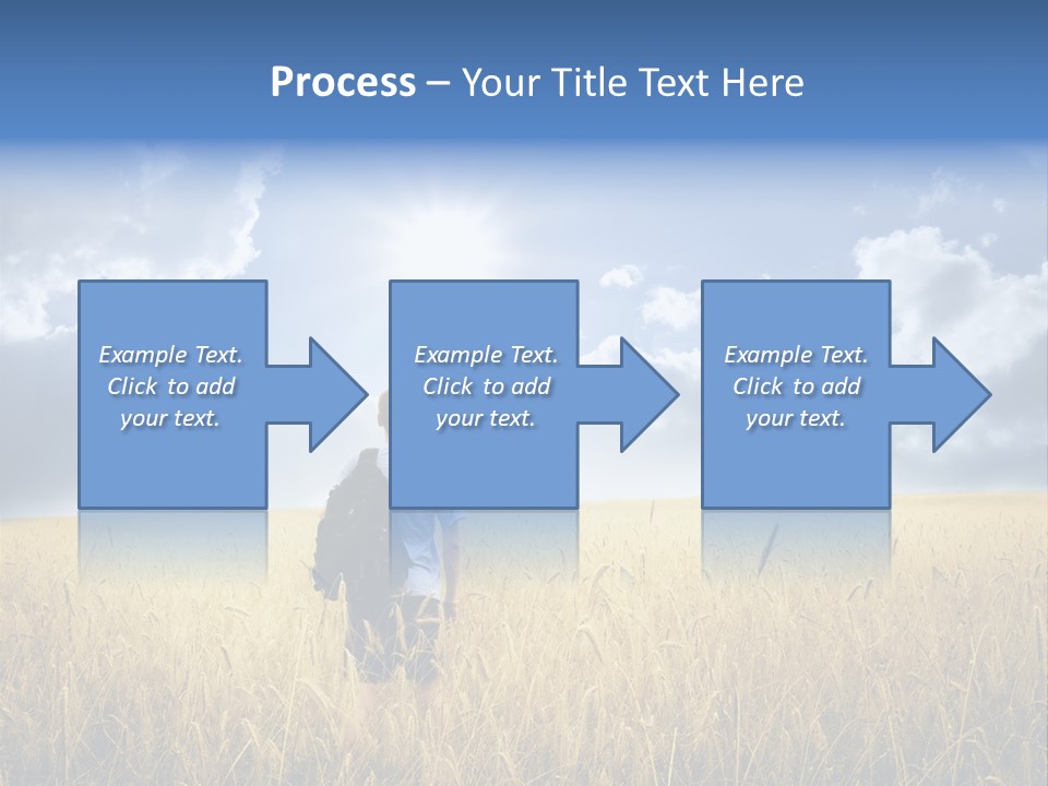 Grass Happy Young PowerPoint Template