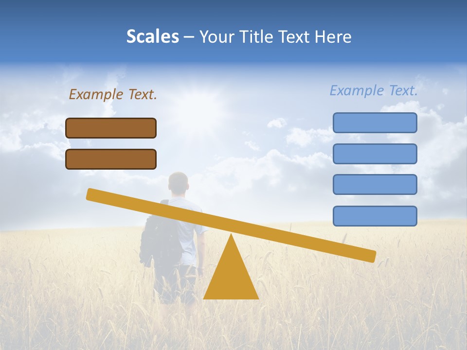 Grass Happy Young PowerPoint Template