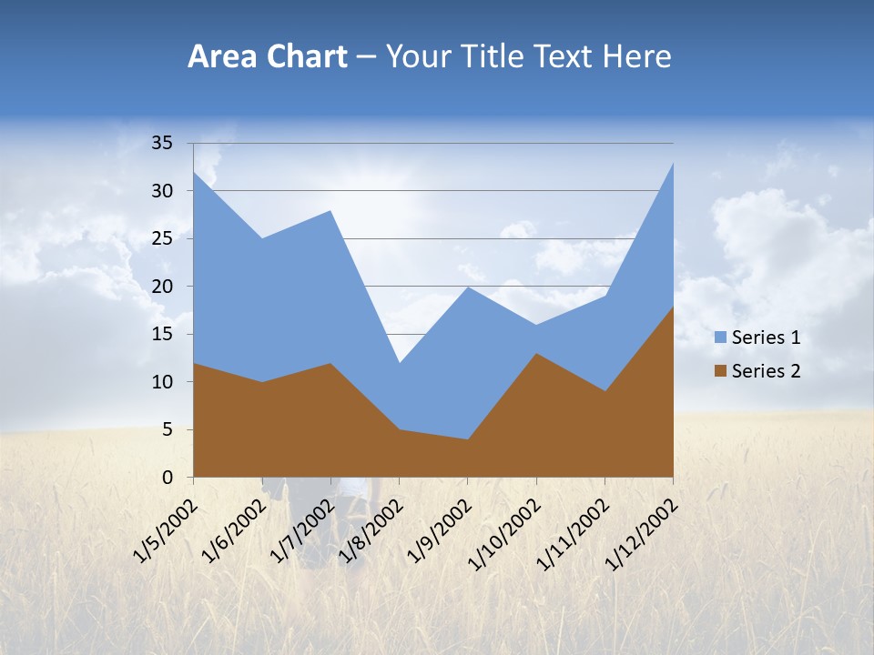 Grass Happy Young PowerPoint Template