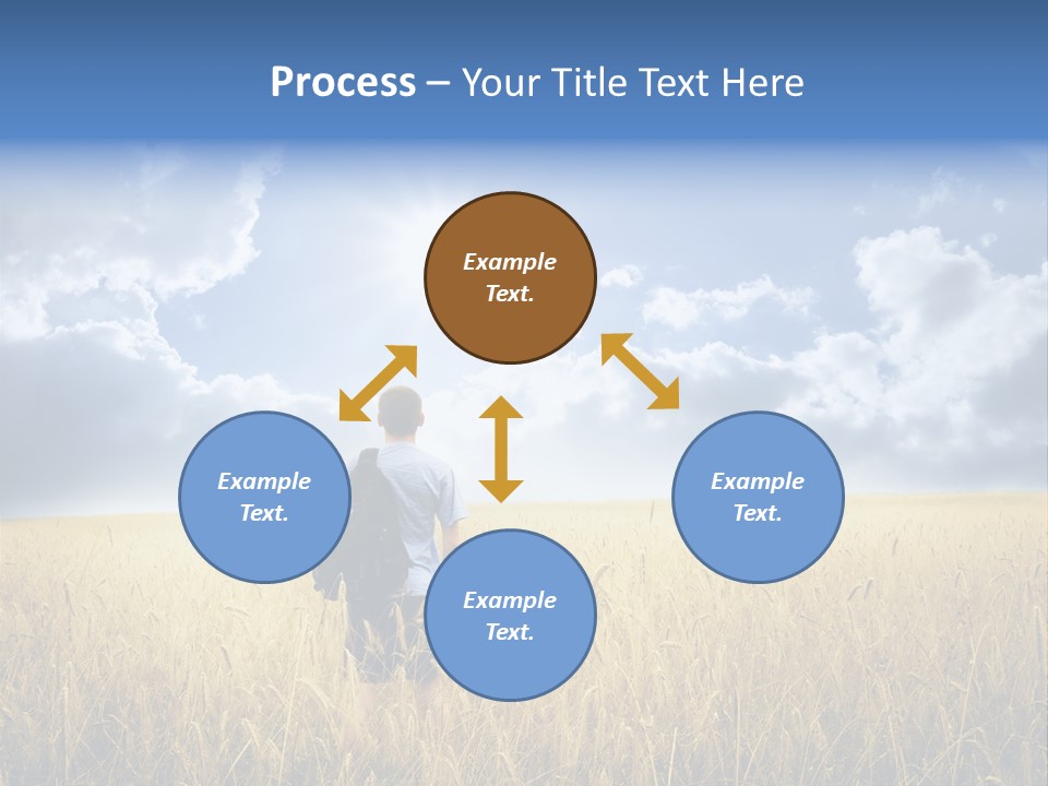 Grass Happy Young PowerPoint Template