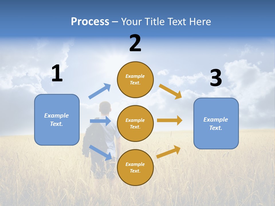 Grass Happy Young PowerPoint Template