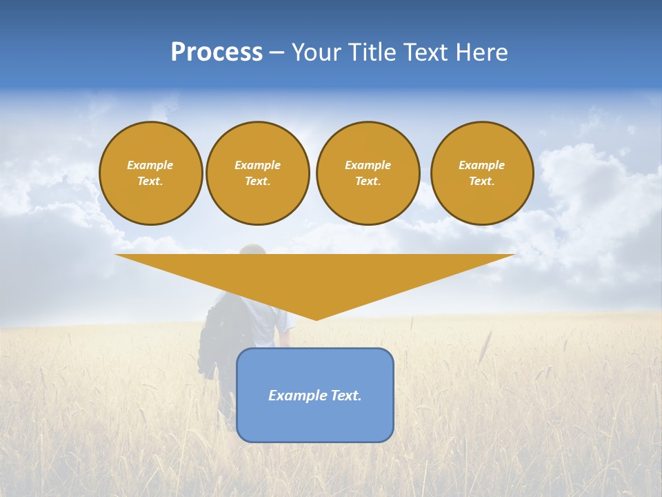 Grass Happy Young PowerPoint Template