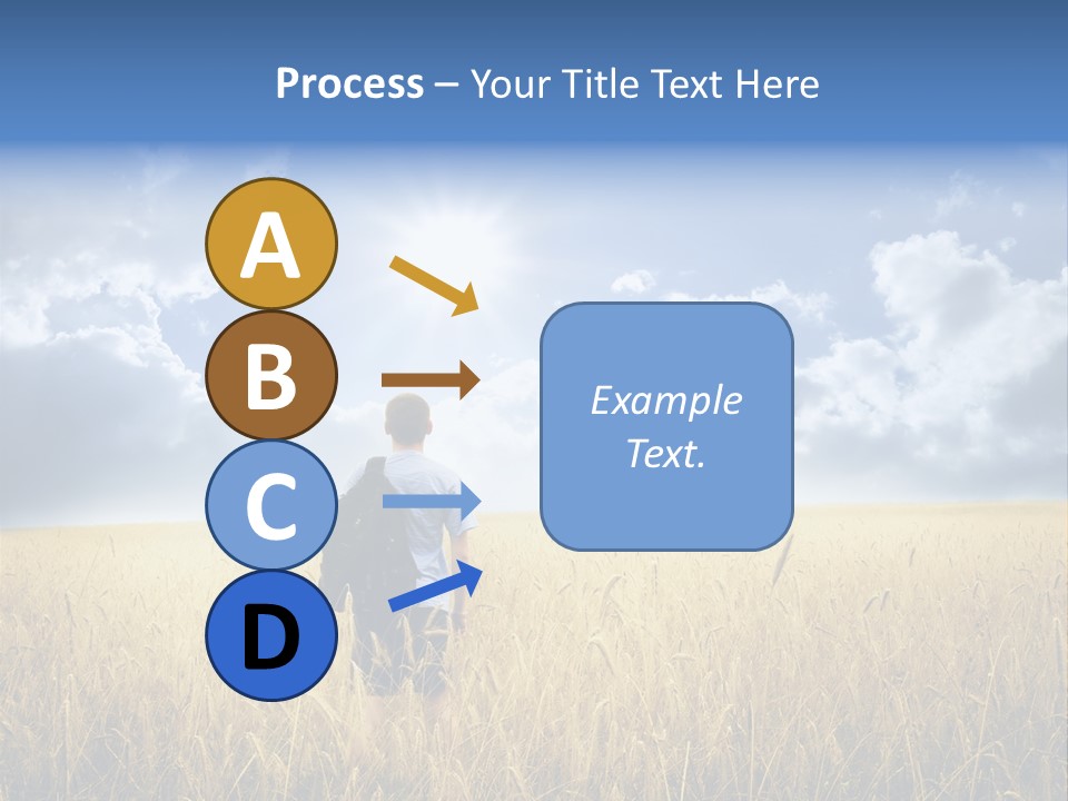 Grass Happy Young PowerPoint Template