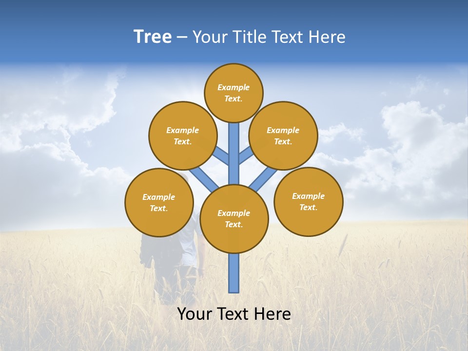 Grass Happy Young PowerPoint Template