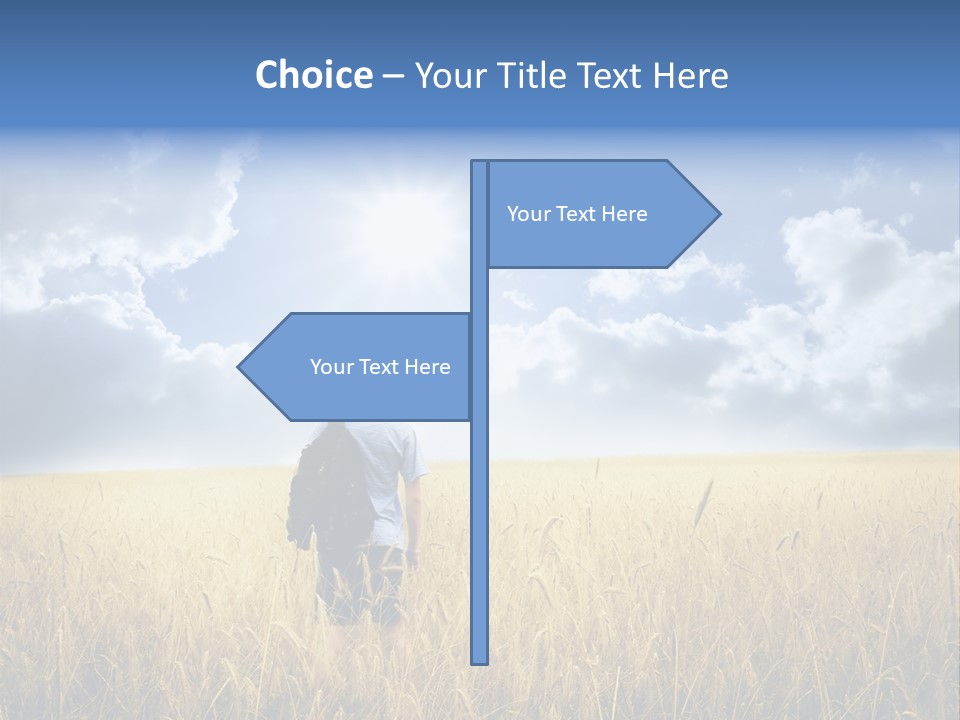 Grass Happy Young PowerPoint Template