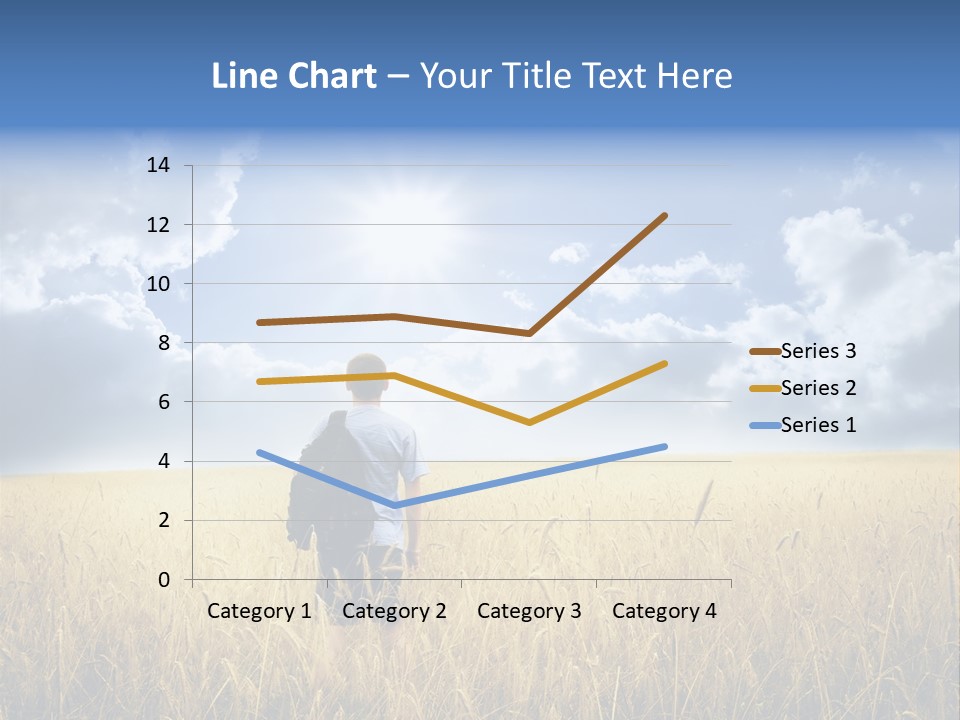 Grass Happy Young PowerPoint Template