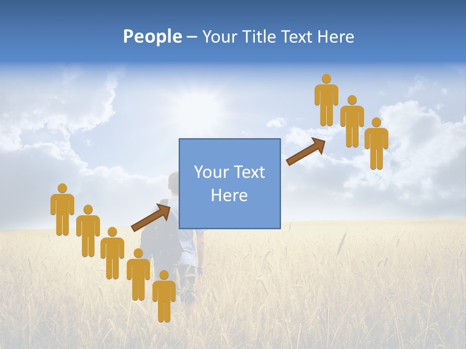 Grass Happy Young PowerPoint Template