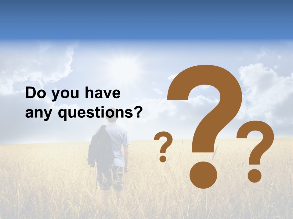 Grass Happy Young PowerPoint Template