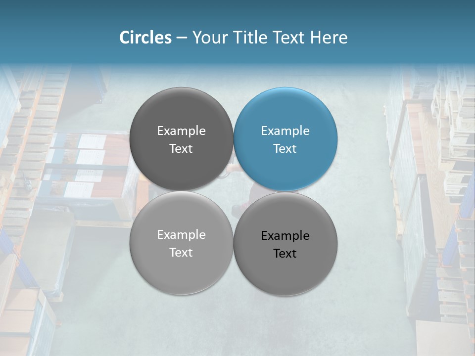 Moving Stacker Manufacturing PowerPoint Template