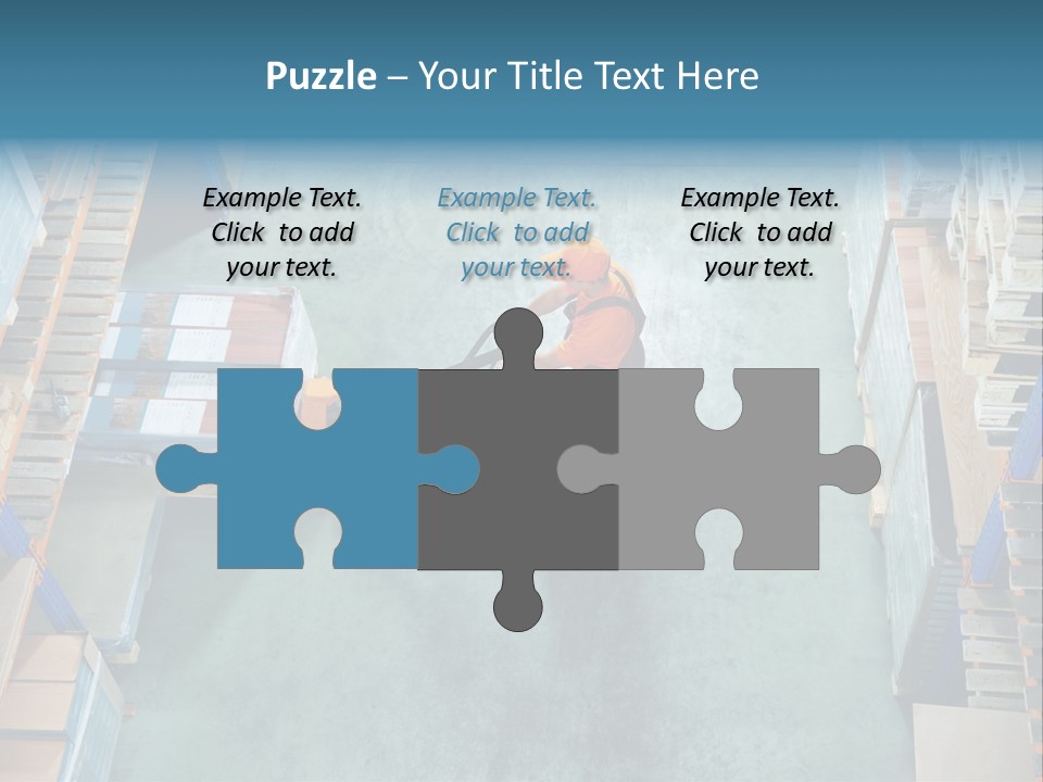 Moving Stacker Manufacturing PowerPoint Template