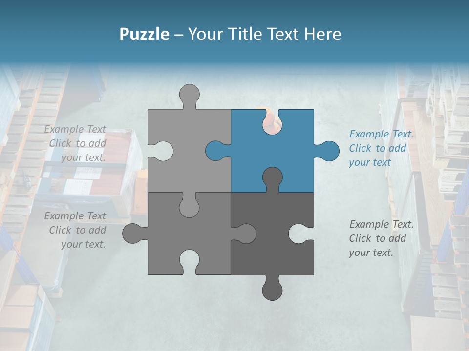 Moving Stacker Manufacturing PowerPoint Template
