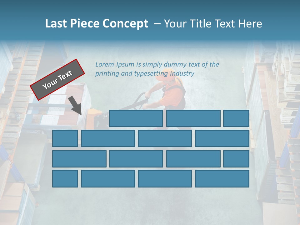 Moving Stacker Manufacturing PowerPoint Template