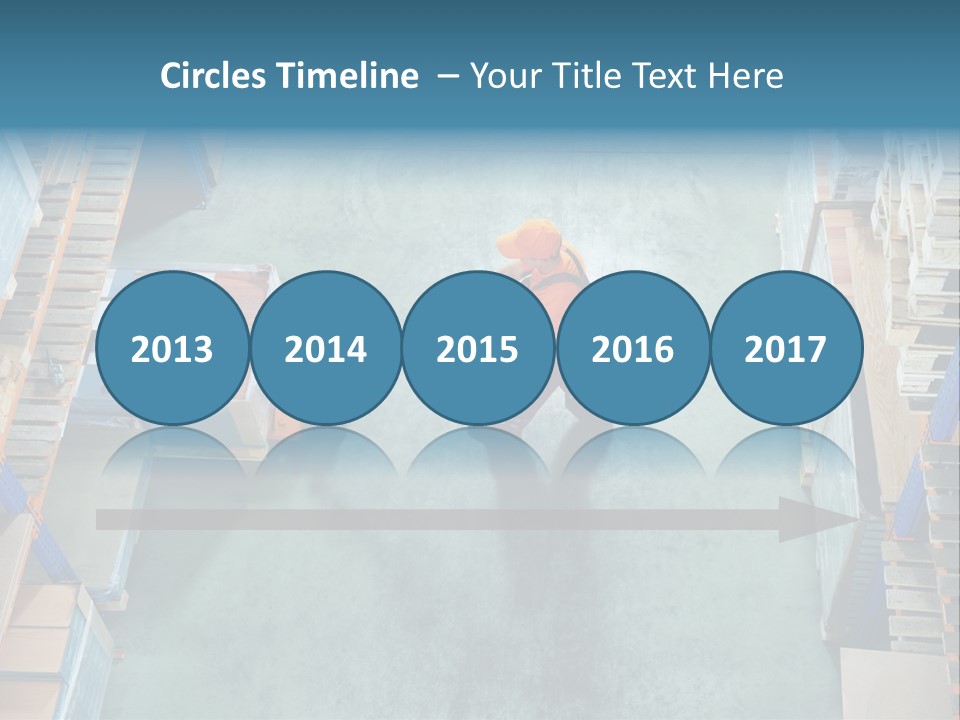 Moving Stacker Manufacturing PowerPoint Template