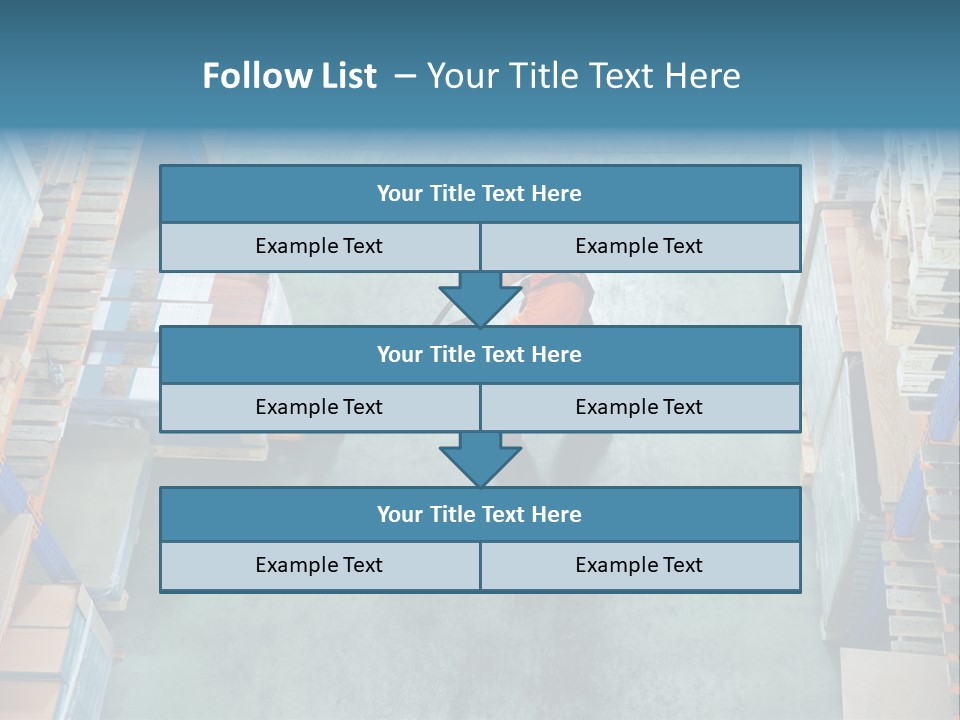 Moving Stacker Manufacturing PowerPoint Template