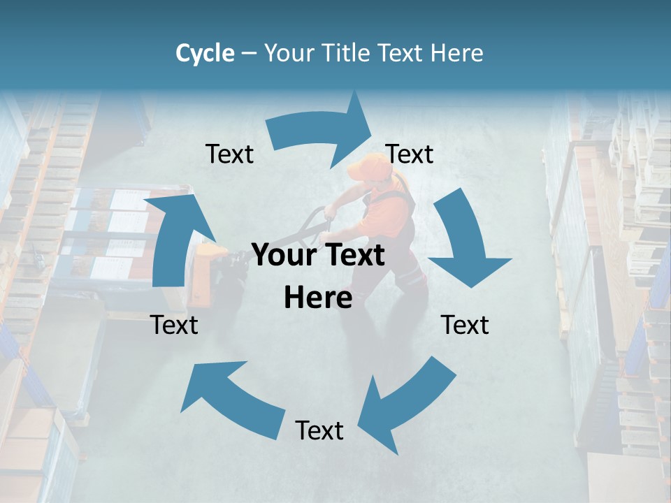Moving Stacker Manufacturing PowerPoint Template