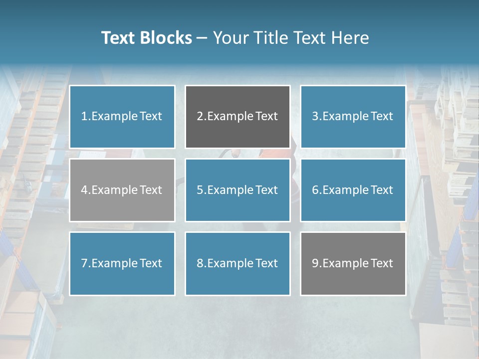 Moving Stacker Manufacturing PowerPoint Template