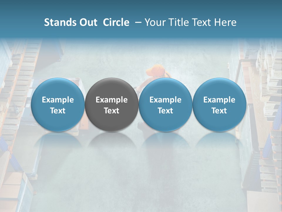 Moving Stacker Manufacturing PowerPoint Template