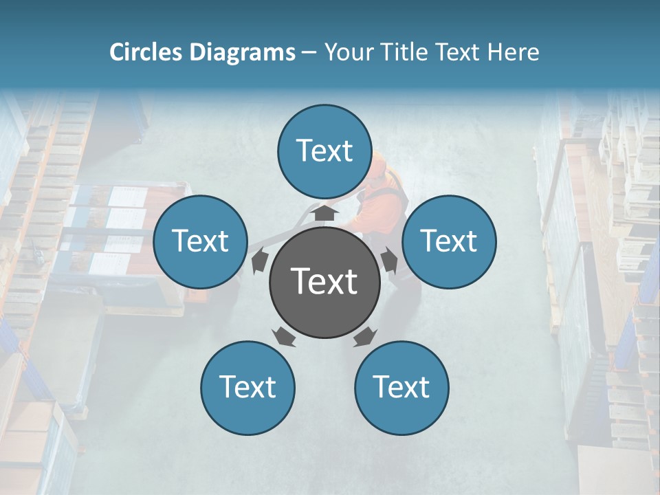 Moving Stacker Manufacturing PowerPoint Template