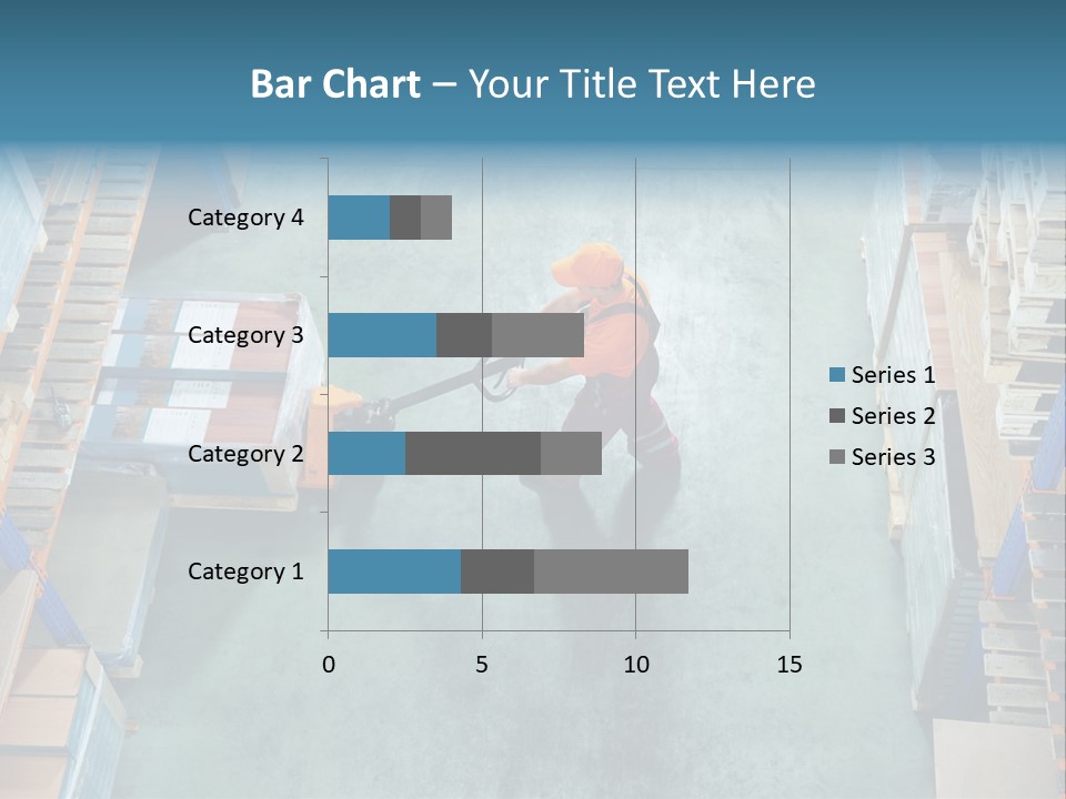 Moving Stacker Manufacturing PowerPoint Template