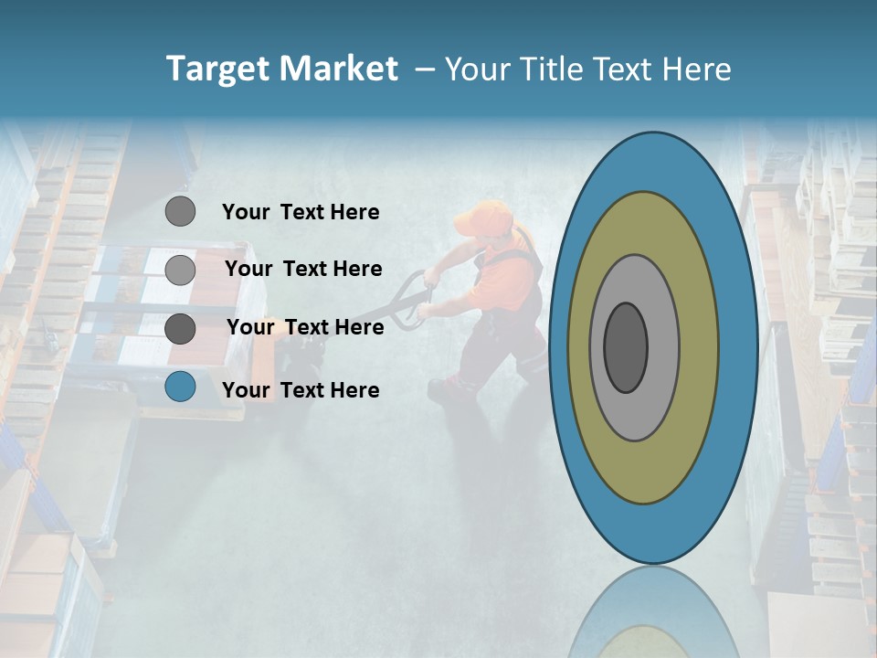 Moving Stacker Manufacturing PowerPoint Template