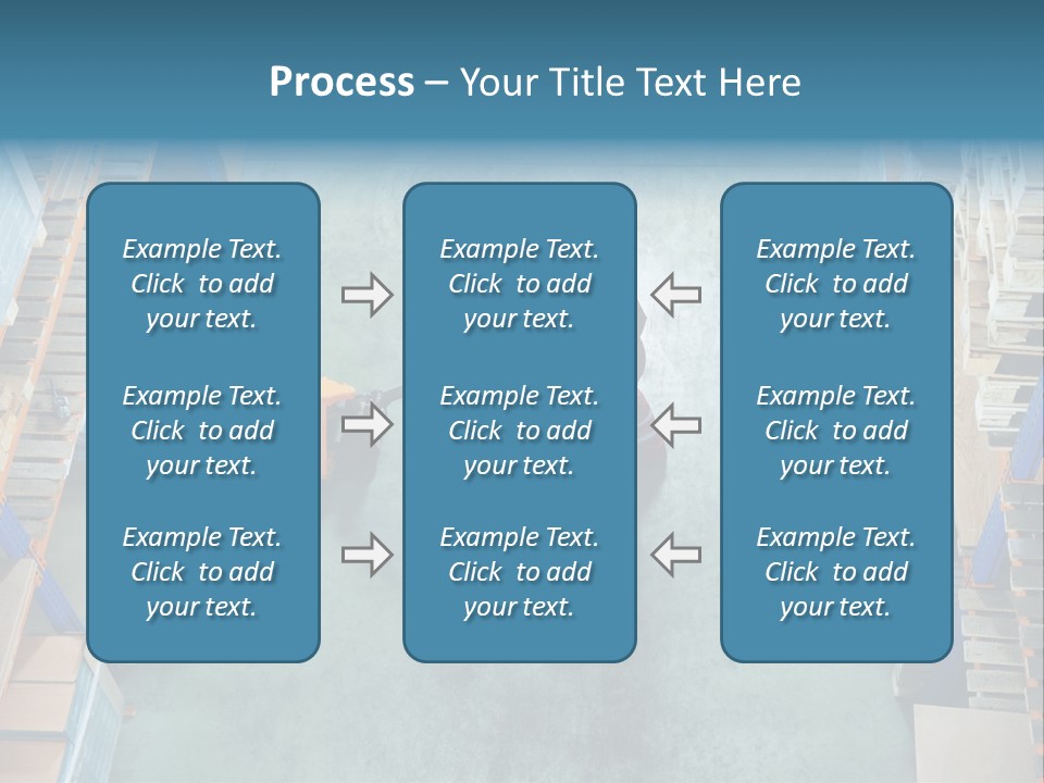Moving Stacker Manufacturing PowerPoint Template