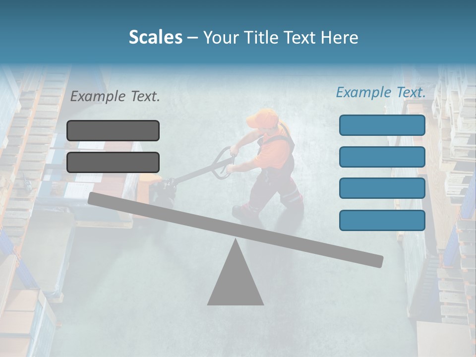 Moving Stacker Manufacturing PowerPoint Template