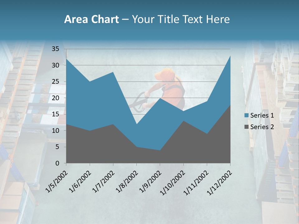 Moving Stacker Manufacturing PowerPoint Template