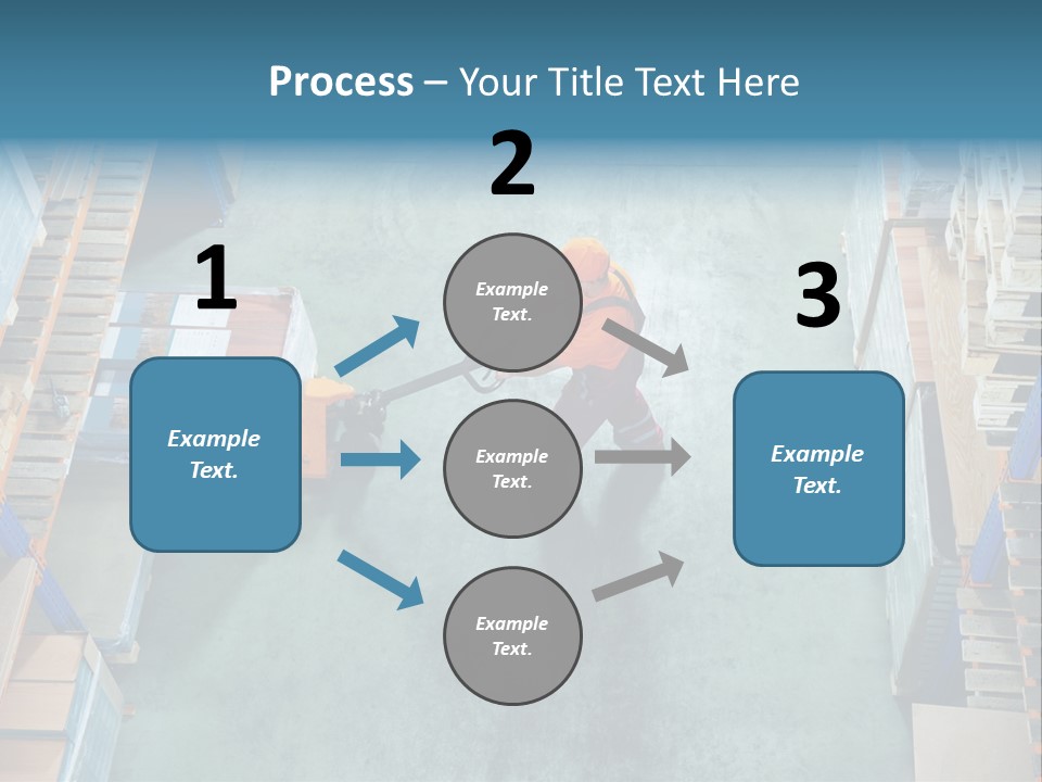 Moving Stacker Manufacturing PowerPoint Template