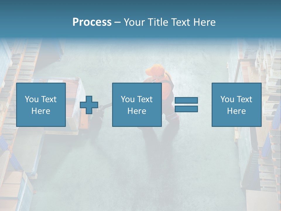 Moving Stacker Manufacturing PowerPoint Template