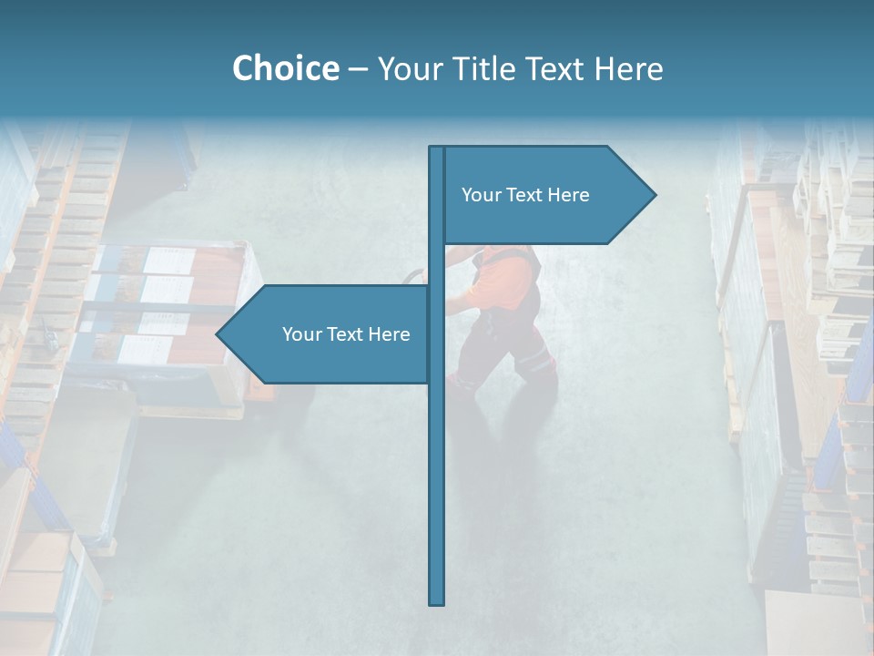 Moving Stacker Manufacturing PowerPoint Template